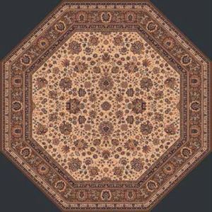Lano luxusný orientálny koberce akcia: 170x170 cm Kusový koberec Royal 1516-504 - 170x170 kruh