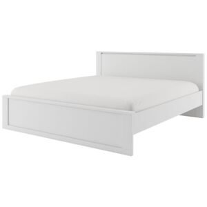 Manželská posteľ Idea ID08, Farby: biela, Rozmer postele: 160x200