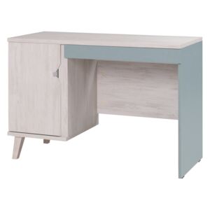 GB Písací stôl Monte Farba: biela/modrá