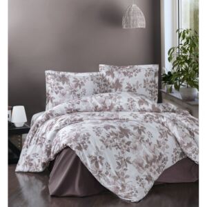 Kvalitex Klasické posteľné flanelové obliečky 140x200, 70x90cm MIAROSA béžová