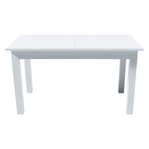 AMI nábytok Rozkladací stôl CAPRI 120-160cm biely