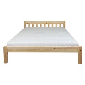 Drevená posteľ Indygo, Rozmer postele: 120x200, Farby: prírodná lakovaná borovica