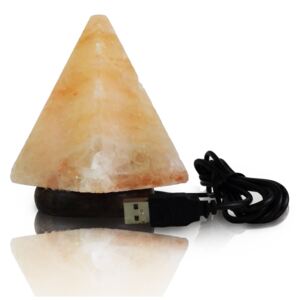 Soľná lampa USB pyramída
