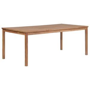 Vonkajší jedálenský stôl 200x100x77 cm masívne teakové drevo
