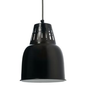 Vintage - retro kovová lampa s tienidlom NUNO Black, 19,5x24cm (A00233)
