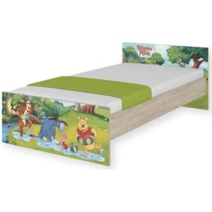 SKLADOM: Detská posteľ MAX bez šuplíku Disney - MACKO PÚ II 180x90 cm