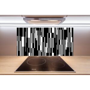 Panel do kuchyne Čiernobiele línia pl-pksh-100x50-f-107133288