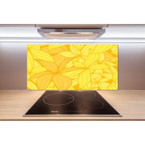 Panel do kuchyne Žlté kvety pozadia pl-pksh-100x50-f-39162100