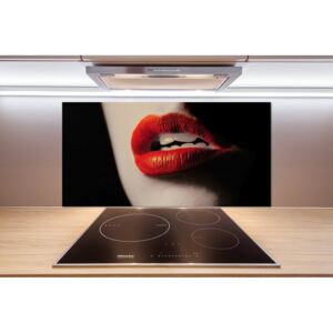 Panel do kuchyne Červená ústa pl-pksh-100x50-f-17263235