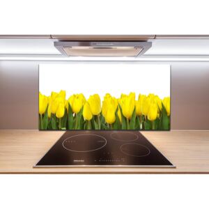Panel do kuchyne Žlté tulipány pl-pksh-100x50-f-2665979