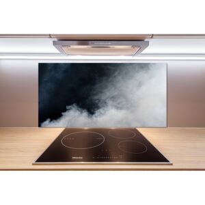 Sklenený panel do kuchynskej linky Biely dym pl-pksh-100x50-f-31357188