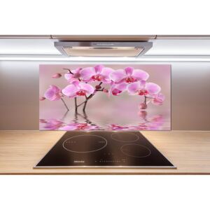 Panel do kuchyne Ružová orchidea pl-pksh-100x50-f-79883275