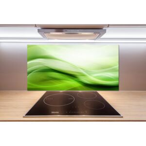Panel do kuchyne Zelenej vlny pozadie pl-pksh-100x50-f-84906654
