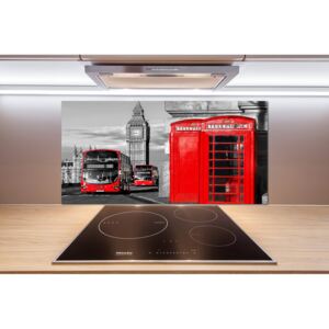 Panel do kuchyne Červené autobusy pl-pksh-100x50-f-86269238