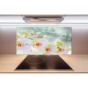 Panel do kuchyne Biela orchidea pl-pksh-100x50-f-91133337