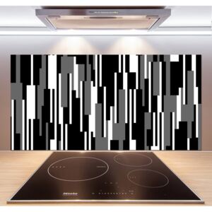 Panel do kuchyne Čiernobiele línia pl-pksh-120x60-f-107133288