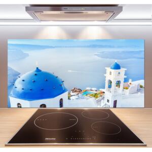 Panel do kuchyne Santorini Grécko pl-pksh-120x60-f-183531188