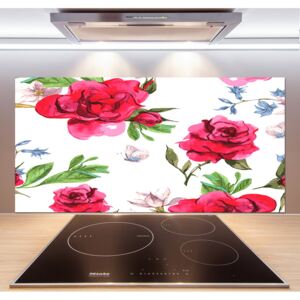 Panel do kuchyne Červené ruže pl-pksh-120x60-f-85695644