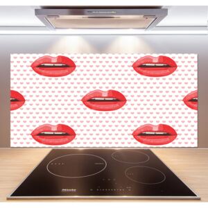 Panel do kuchyne Červená ústa pl-pksh-120x60-f-90428290