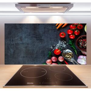 Sklenený panel do kuchynskej linky Ingrediencie pl-pksh-120x60-f-95665511