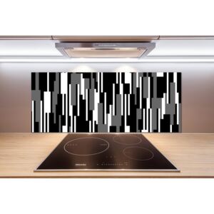 Panel do kuchyne Čiernobiele línia pl-pksh-125x50-f-107133288