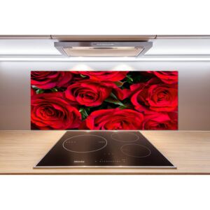 Panel do kuchyne Červené ruže pl-pksh-125x50-f-76865971