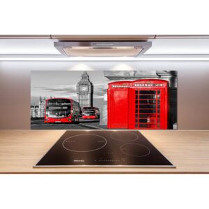 Panel do kuchyne Červené autobusy pl-pksh-125x50-f-86269238