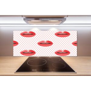 Panel do kuchyne Červená ústa pl-pksh-125x50-f-90428290
