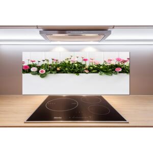 Panel do kuchyne Ružové sedmokrásky pl-pksh-125x50-f-99649628