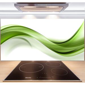 Dekoračný panel sklo Zelená vlna pl-pksh-140x70-f-100125120