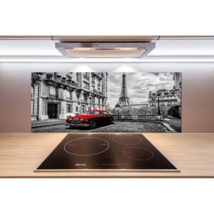 Panel do kuchyne Červená limuzína pl-pksh-125x50-f-96836225