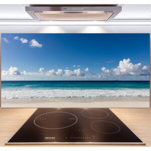 Panel do kuchyne Pláž Seychely pl-pksh-140x70-f-116222008