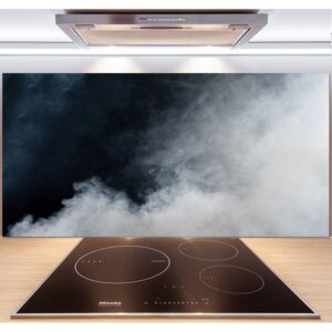 Sklenený panel do kuchynskej linky Biely dym pl-pksh-140x70-f-31357188