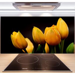 Panel do kuchyne Žlté tulipány pl-pksh-140x70-f-64836622