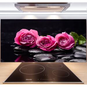 Dekoračný panel sklo Ružové ruže pl-pksh-140x70-f-77048055
