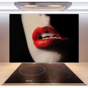 Panel do kuchyne Červená ústa pl-pksh-100x70-f-17263235