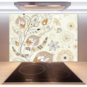 Sklenený panel do kuchynskej linky Ornamenty pl-pksh-100x70-f-23831955