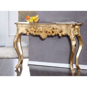Venice konzolový stolík zlatý
