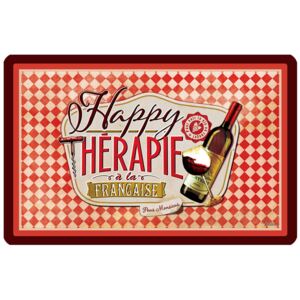 Prestieranie "Happy thérapie vin " 43.5 x 28.5 cm, pvc (NT0091)