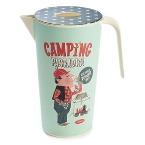 Džbán "Camping pas un radis" D 17,5 x D 12 x H 22,8 cm - 1,7L, bambus