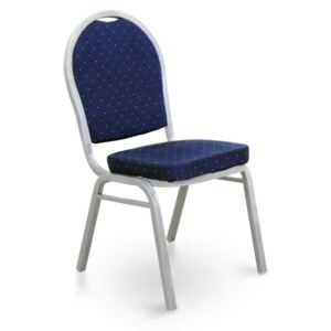Stohovateľná stolička JEFF 2 NEW Tempo Kondela Tmavomodrá