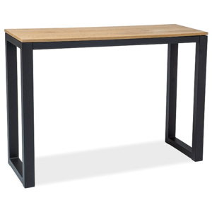 Barový stôl HUMBERTO K, 85x34x120, dub/čierna
