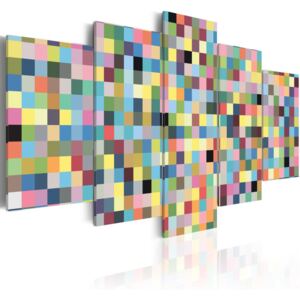 Obraz na plátne Bimago - Colors factory 100x50 cm