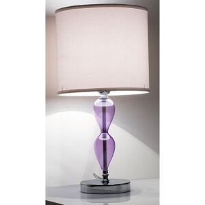 Stolná lampa LAMPADE LU1084 E14/40W fialová D22cm H40cm