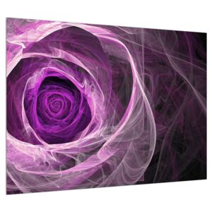 Moderný obraz fialovej ruže (70x50 cm)