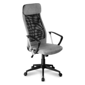 Kancelářská židle CANCEL KOMFORT PLUS, šedá/černá, ADK202010