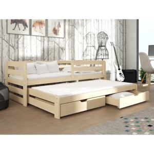 Detská posteľ 90 cm Simo (borovica) (s roštom). Akcia -33%. Vlastná spoľahlivá doprava až k Vám domov