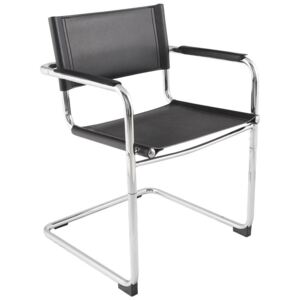 KOKOONDESIGN Welcome Stolička S Podrúčkami, čierna