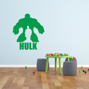 GLIX Avengers Hulk - samolepka na stenu Zelená 60x40 cm