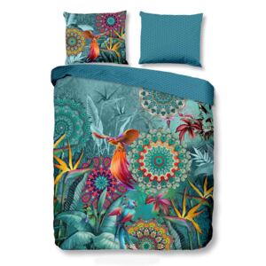 Home farebné obojstranné posteľné obliečky na jednolôžko Hip Lovise 140x200cm